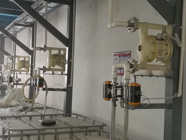 WILDEN氣動隔膜泵工程現場圖